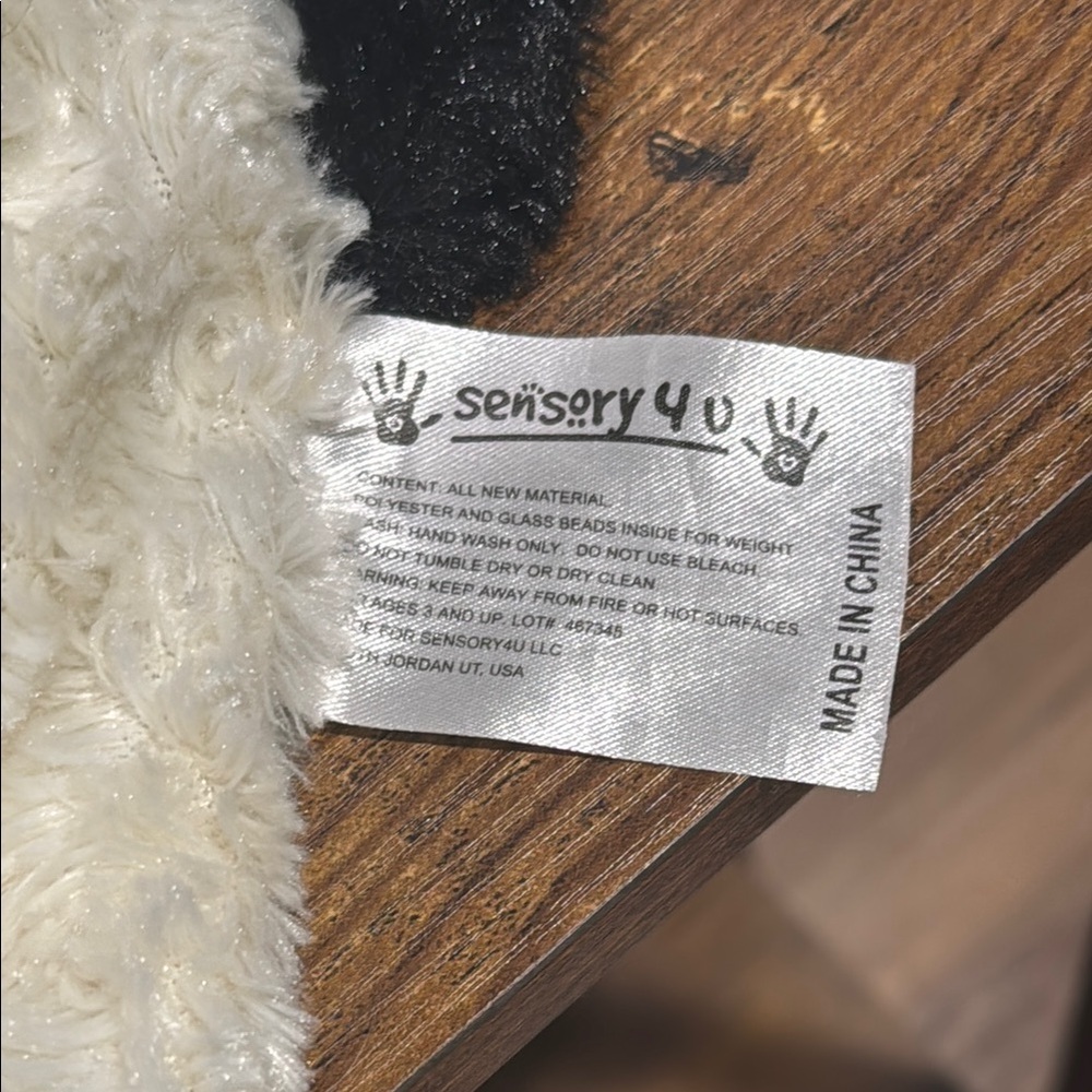 Sensory 4 U Plush Panda 4 Lb Weighted Stuffed  Animal for Kids Autism ADHD - Picture 2 of 8